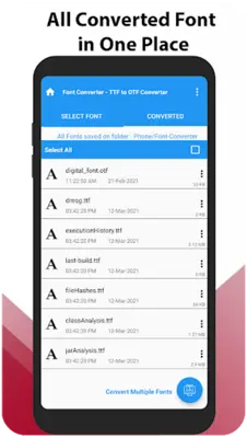 Font Converter - Font Viewer android App screenshot 3